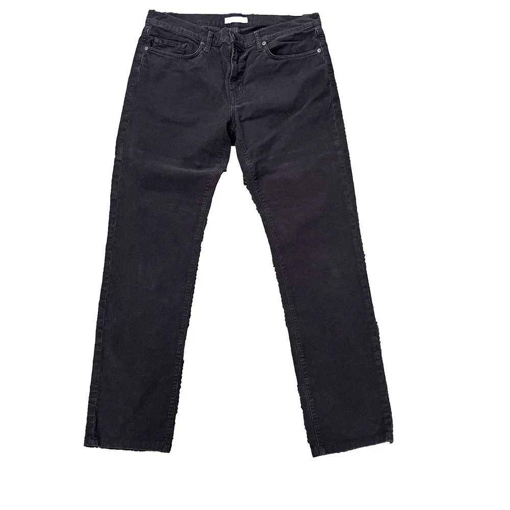 J Brand Corduroy‎ Pants Men's Brown Slim Flat Front Straight Leg, Size 34